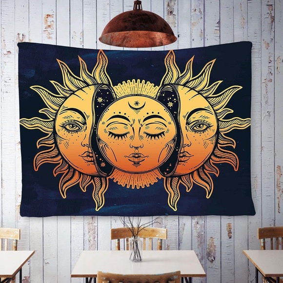 ✨Bohemian Sun and Moon Tapestry - Picture 2 of 7
